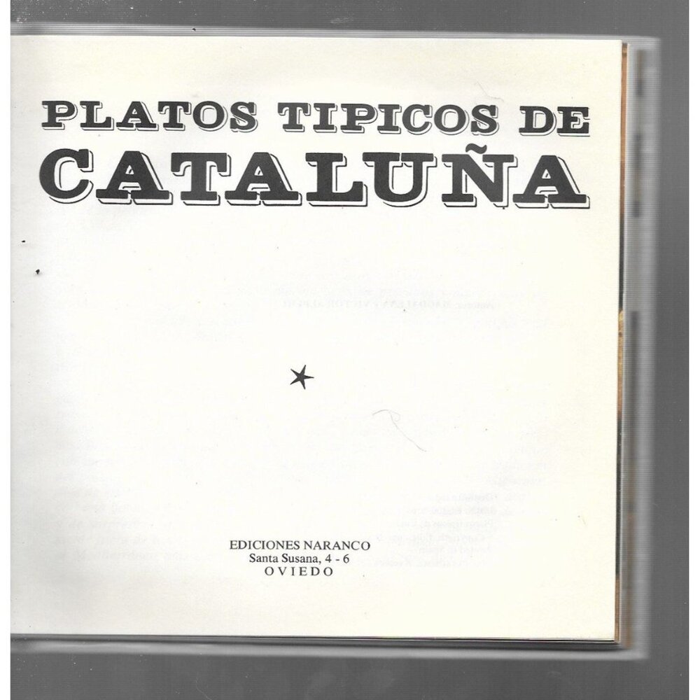 Platos Tipicos de Cataluna Traditional Food of Catalonia Cookbook in Spanish VTG - Picture 4 of 9